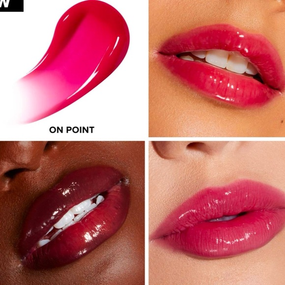 TOO FACED Lip Injection Extreme Plumping Clicks Lip Gloss - on pointe cherry red - Picture 2 of 4